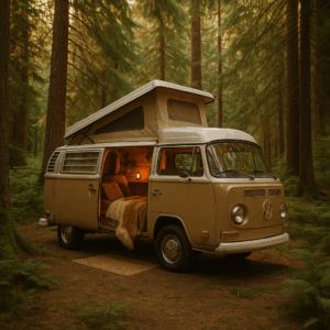 Car Camping Pass Sun