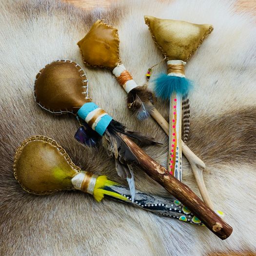 Rawhide Rattle Making - Spirit Weavers Gathering